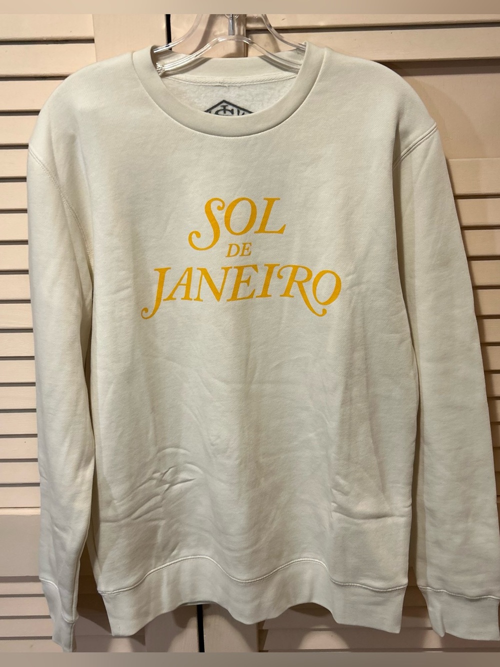 Sol de Janeiro Sweatshirt Pop Shop Swag USA Made Crew Neck Thick Fleece Medium